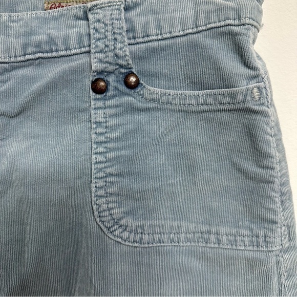 AG Adriano Goldschmied The Romance Corduroy Mini Skirt Light Blue Size 27 - Picture 2 of 5